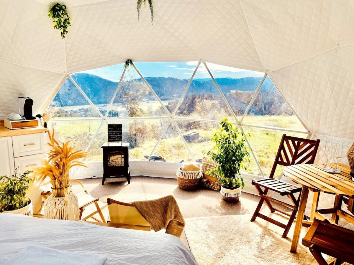 Hotel Glamping Hohe Wand - Zelt Mit Sternenfenster Und Whirlpool Maiersdorf Exterior foto